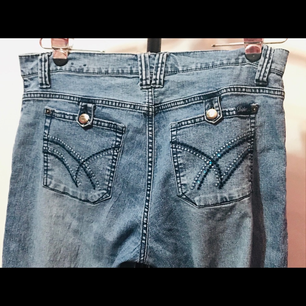 DUPLEX BY TYTE CAPRIS JEANS | Size: 14 - Picture 9 of 12